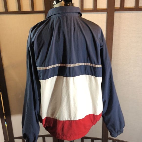Vtg 90s Nautica Competition Mens Jacket Windbreaker Color Block - Picture 7 of 16